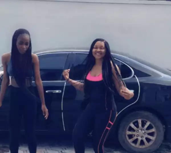 Actress Mercy Aigbe Shows Off Her Dancing Skills As She Dance With Her Daughter, Michelle